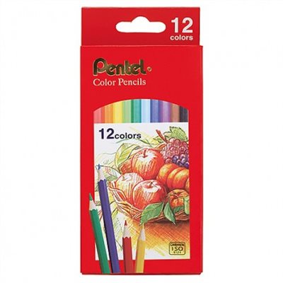 飛龍Pentel 彩色鉛筆12色(CB8-12TH)