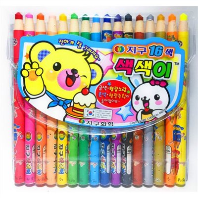 德德小品 16色紙捲蠟筆