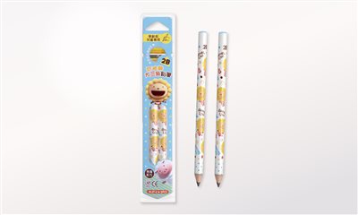 SIMBALION雄獅 奶油獅學齡前鉛筆2支+筆削(BLJP-2)