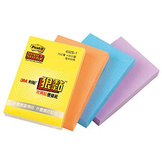 3M 狠黏 632S便條紙(多色)