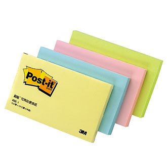 3M 可再貼 655便條紙(多色)