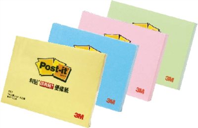 3M 可再貼 657便條紙(多色)