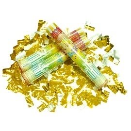 森彩  30cm氣壓式彩帶-金色鋁短片( SC3016)