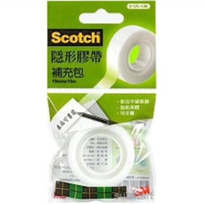 3M 810R-10M隱形膠帶補充包( 19mm*10M) 
