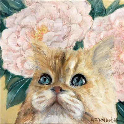 許雅雯油畫作品  20X20CM