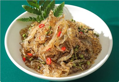 泰式涼拌魚皮