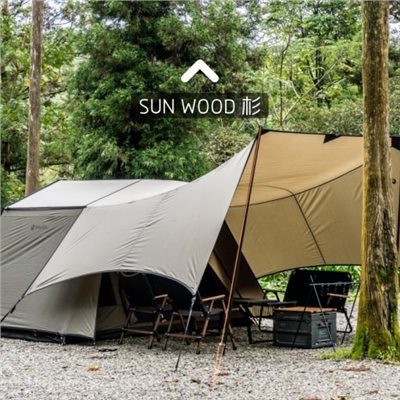 SUN WOOD 杉屋+杉天幕+防磨地布