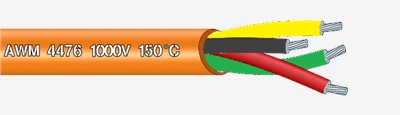 UL車用電纜-UL4476 Braidless Silicone EV Cable 矽橡膠耐熱電纜-電動車專用