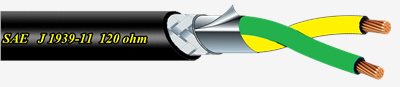 12.4 【SAE J 1939-11】 CAN-BUS CABLE 車規匯流排電纜