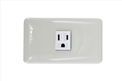 97-076 聯蓋式電腦插座附接地 (直插) 15A /AC125V
