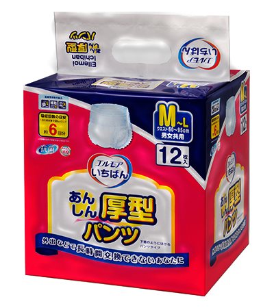 日本一番-復健褲 ML 號 (23"~37") (12片x8包) 
