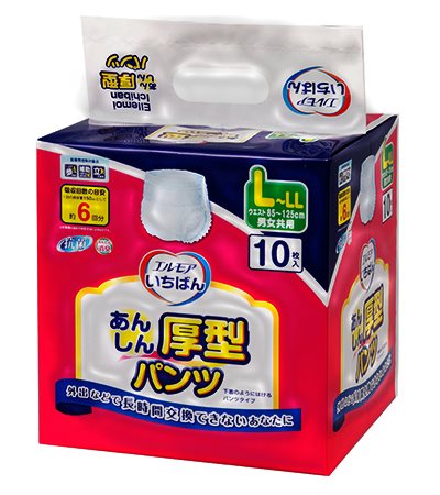 日本一番-復健褲 LL 號 (33"~49") (10片x8包) 