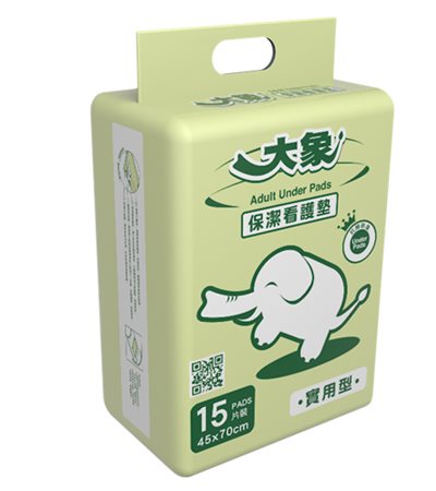 大象看護墊-45x70 cm (15片x12包)