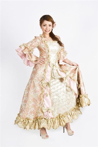 2013粉金花樣/女宮廷服