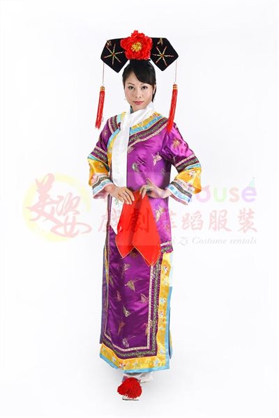 格格服/紫色蝴蝶