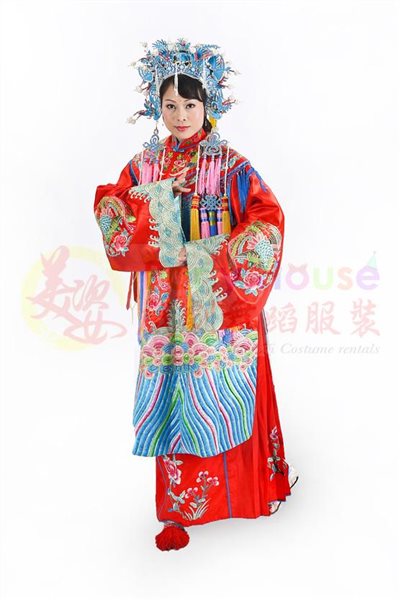 新娘服-五彩海浪/古裝新娘