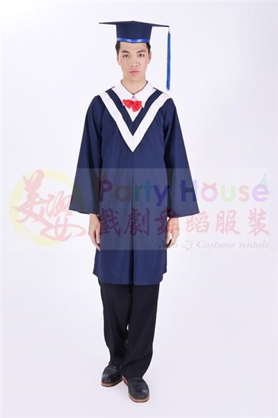 學士服/藍色
