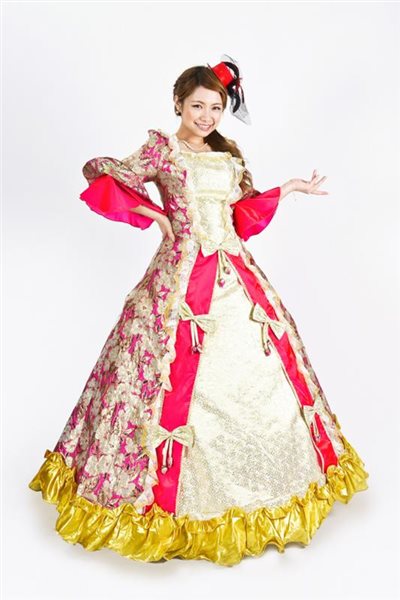 宮廷服/桃金花樣