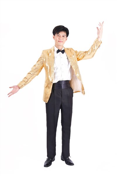 金色亮片西裝