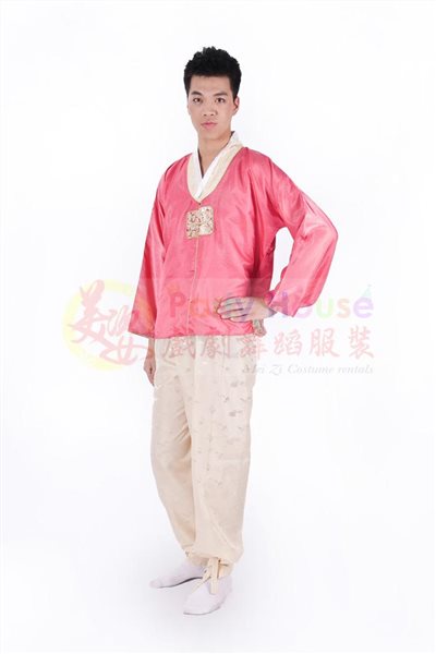 男韓服/桃色白領
