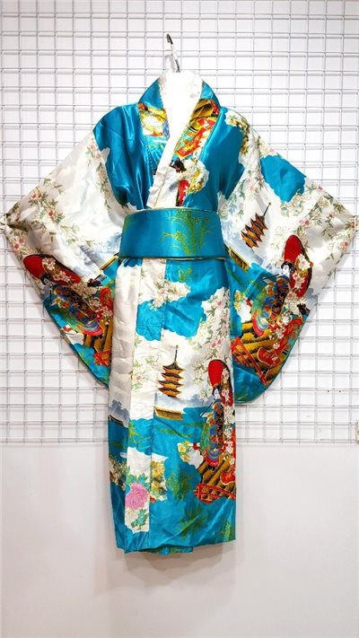 浴衣/藍色美人圖