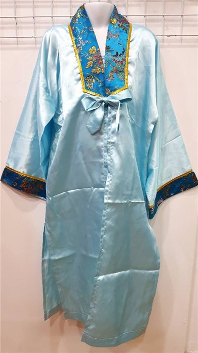 水藍金蔥唐裝