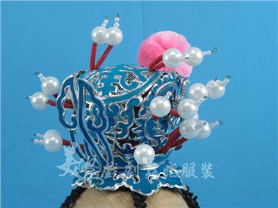 太子冠(藍白)