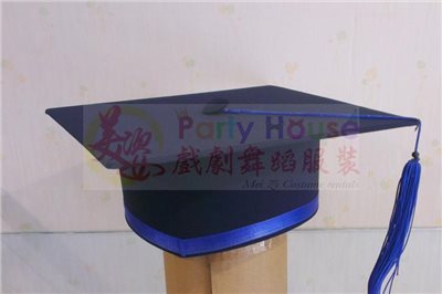 藍色學士帽