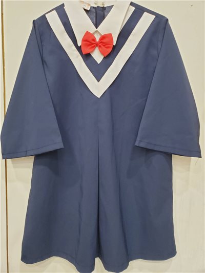 小朋友學士服/畢業服(深藍)