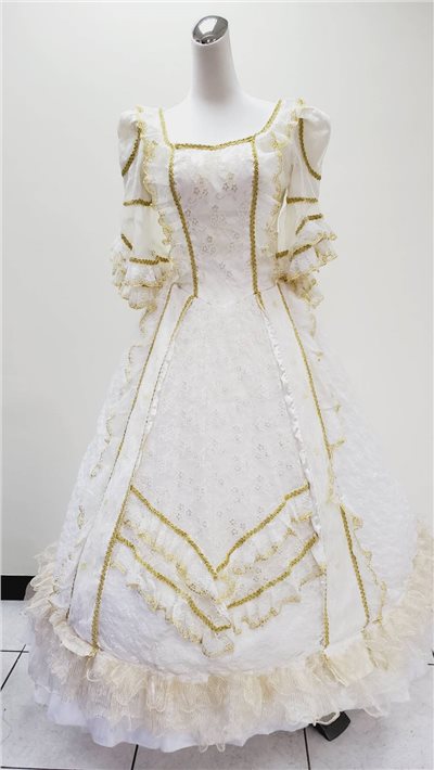 宮廷服/碎花蕾絲