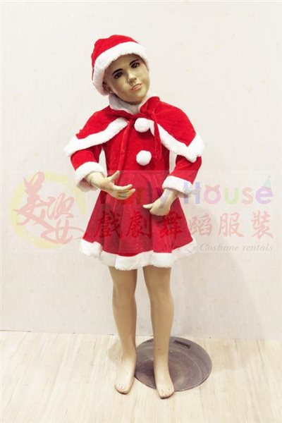 小孩聖誕服/女