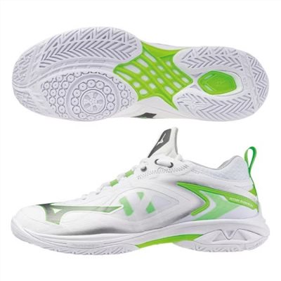 （羽球世家） 美津濃 Mizuno 羽球鞋 Claw neo 3 寬楦3E穩定輕巧包覆 71GA247321白綠
