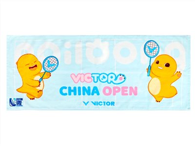 2025 VICTOR 中國羽球公開賽  奶龍聯名運動毛巾 C-4215CONL M