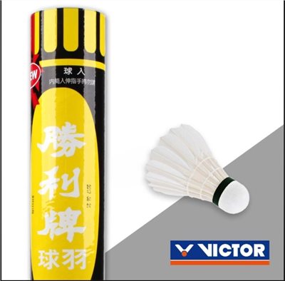 【羽球】勝利 Victor 鴨毛球 CHAMPION B-01 比賽級 白蓋 飛行穩定耐打 