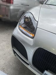 Porsche 保時捷 955 LED HID專用 黑底投射魚眼大燈