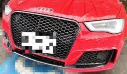 Audi 奧迪 AS3 碳纖維前下巴