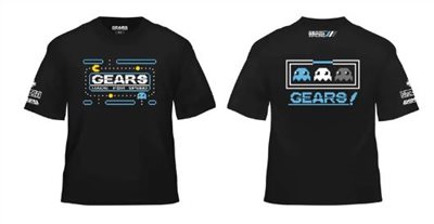 2023 Gears Racing Design Gears 8 bit Pac-Man T恤 GRD-2303-TS