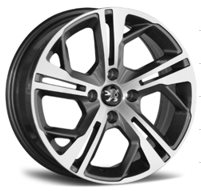 Peugeot輪圈15x6.5 16x6.5 4孔108