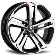 Peugeot輪圈16x6.5 17x6.5 4孔108