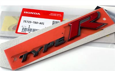 HONDA CIVIC 11代 TYPE-R 後車箱 廠徽 LOGO 後馬克 正品