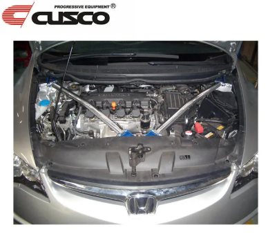 CUSCO TYPE-OS 引擎室拉桿 HONDA CIVIC FD 喜美八代
