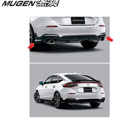 MUGEN 無限 後下巴 HONDA CIVIC FL 2023-