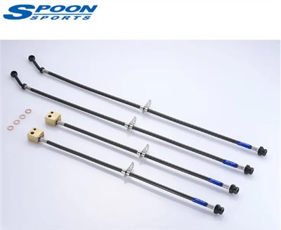  SPOON SPORTS 金屬煞車油管 HONDA CIVIC TYPE R FL5 2023-
