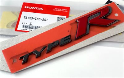 HONDA CIVIC 11代 TYPE-R 後車箱 廠徽 LOGO 後馬克 正品