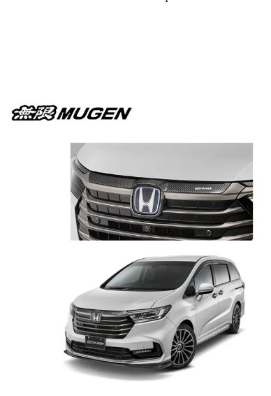 MUGEN 無限 CARBON 水箱罩飾板 HONDA ODYSSEY 2021-