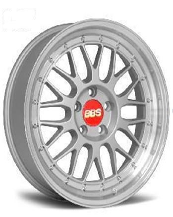 BBS LM輪圈 18x8.5/18x9.5 5孔120 銀色邊