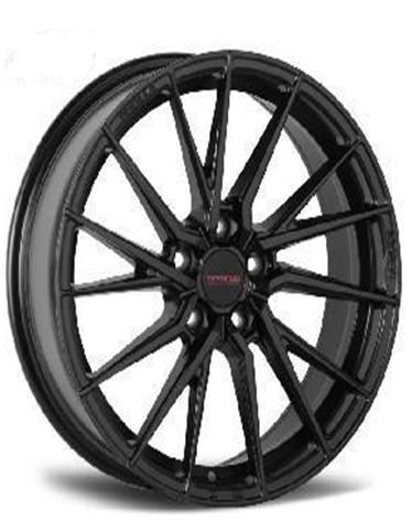 Vossen HF-4T輪圈 18x8.0/18x9.0 5孔100 /108 /112 /114.3 啞光黑/銀色面