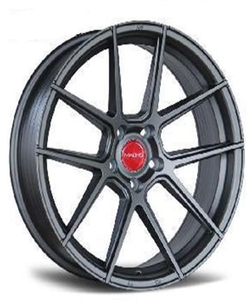 MAONS RED輪圈 19x8.5/19x9.5 5孔108 112 115 114.3 120啞光灰/高亮銀