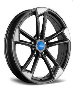 MAONS BLUE輪圈 18x8.0 5孔112 啞光槍灰面
