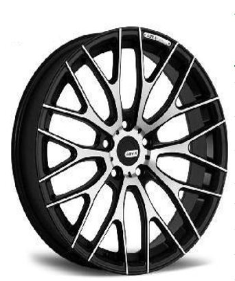 Adv.1輪圈 17x7.5/18x8.0/19x8.5 5孔108 112 114.3 啞黑 槍灰